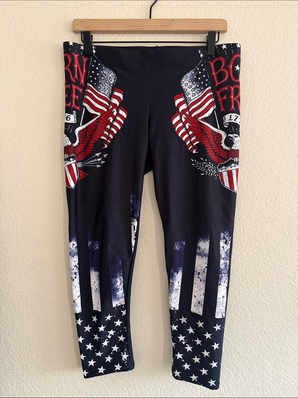 Women's GearBunch American Patriot Born Free Capris